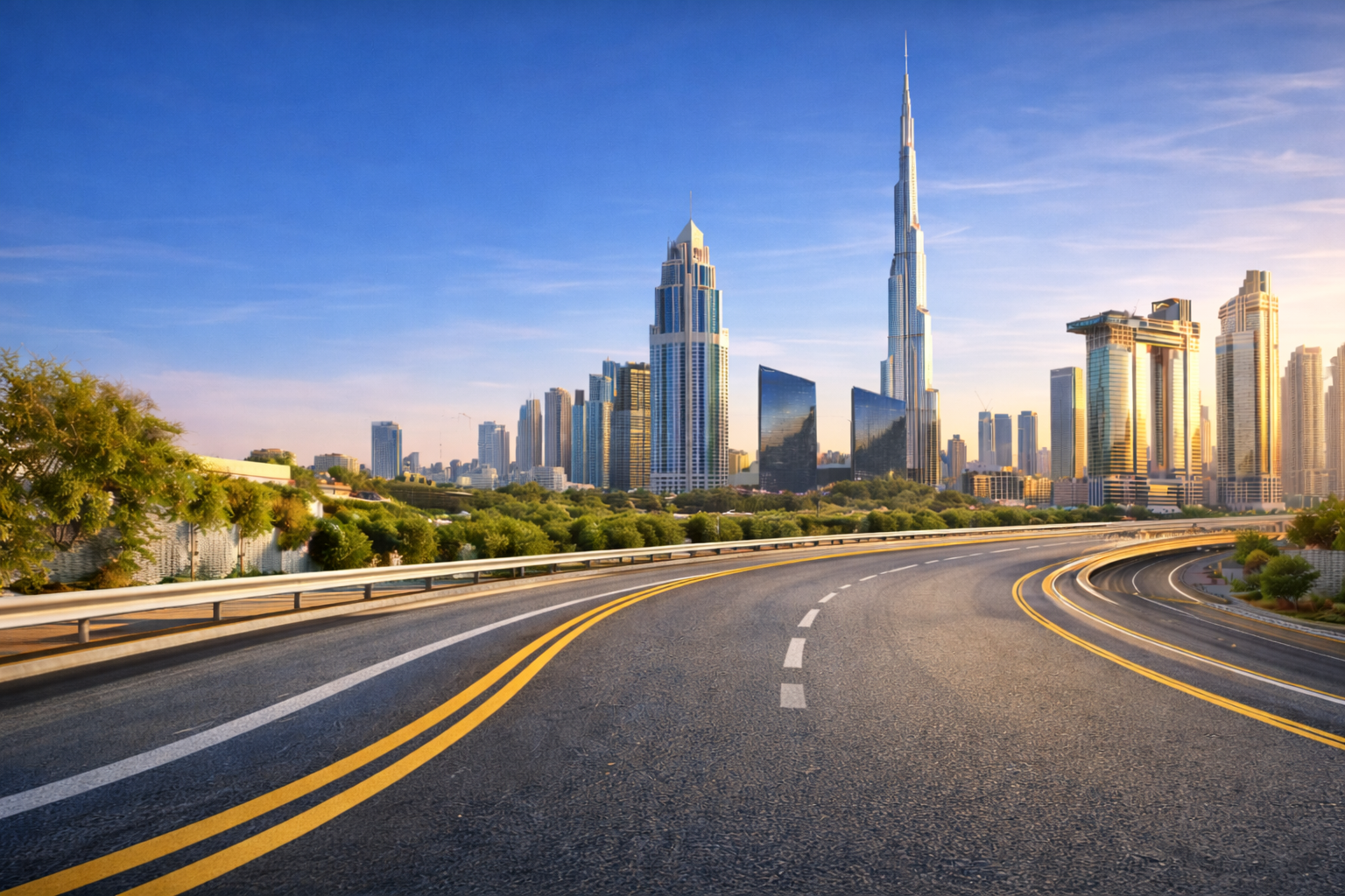 Daily Car Lift vehicle serving the Sharjah to Dubai route