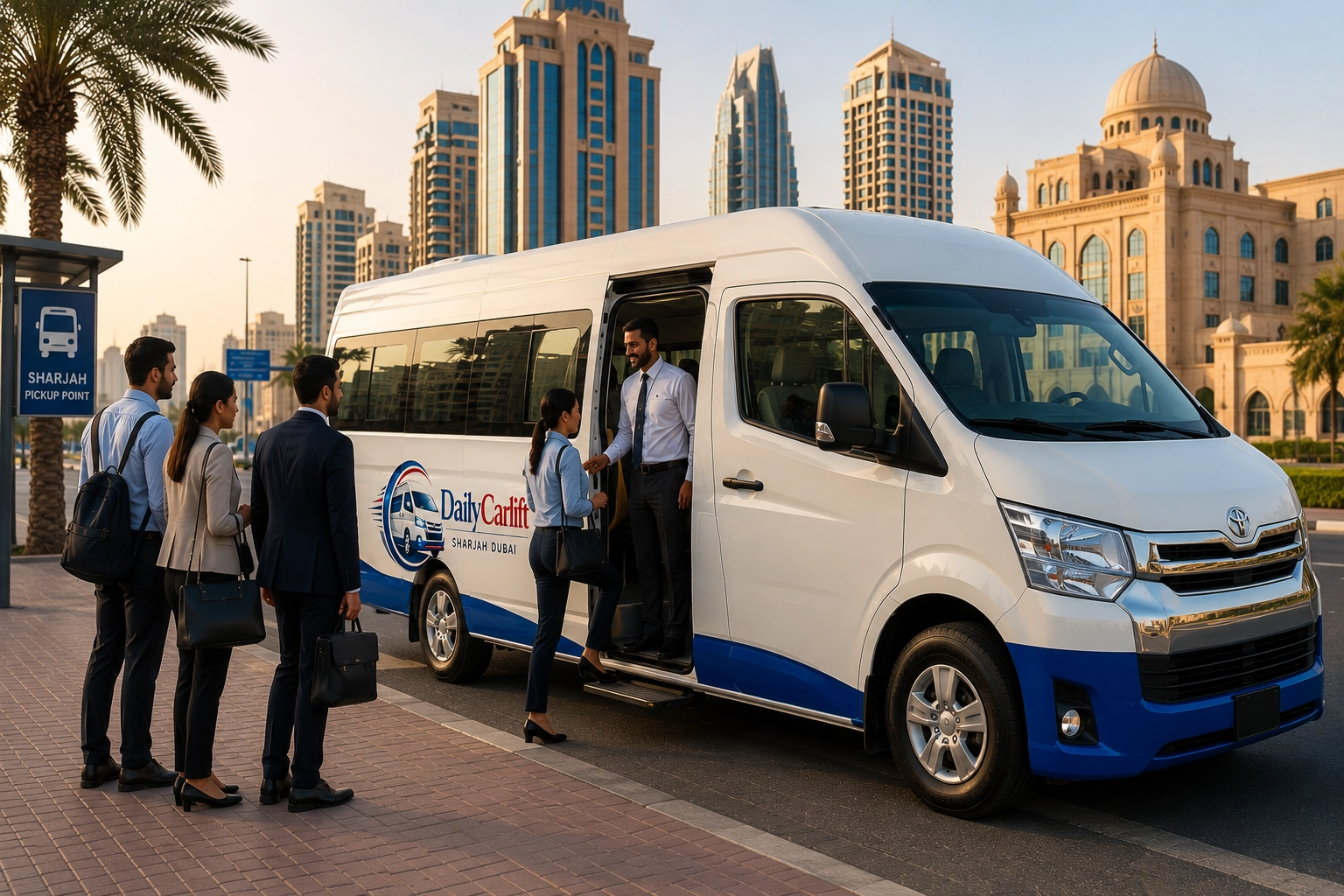 Safe and affordable DailyCarlift vehicle for Sharjah to Dubai