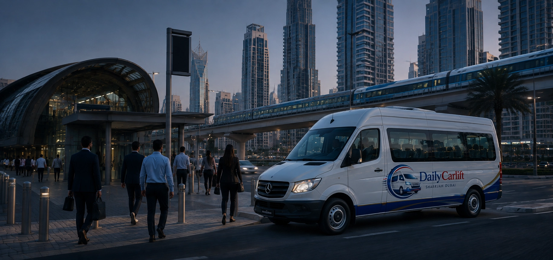 DailyCarlift transport to Dubai Metro stations