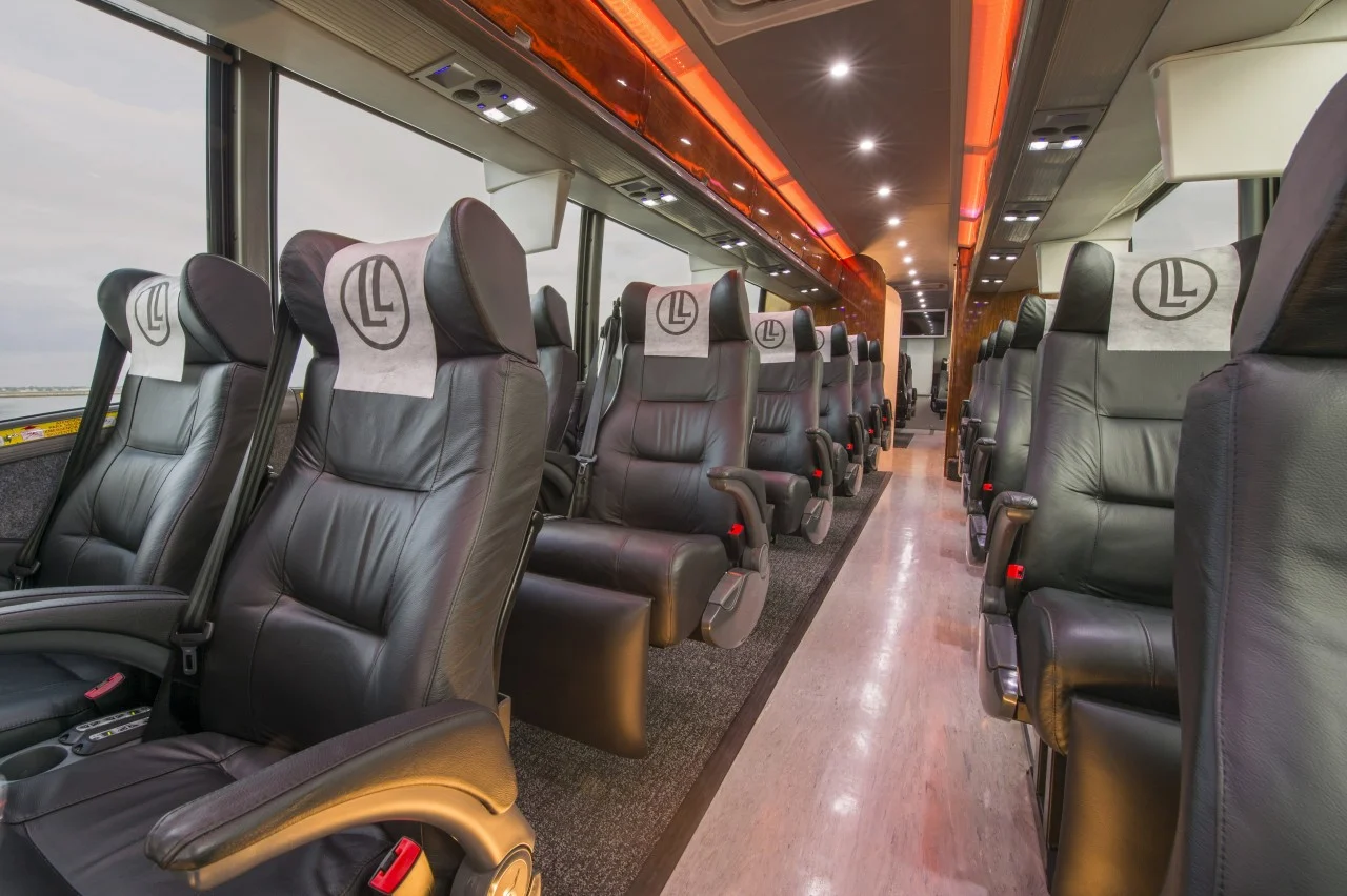 Daily Car Lift vehicle interior with air-conditioned seating